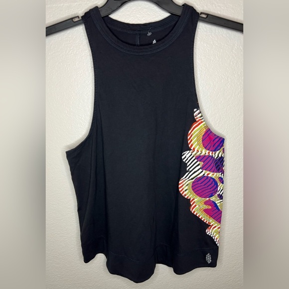 NWOT Inhale Tank in Black Combo Free People Movement - Picture 3 of 8